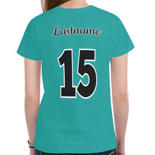 Load image into Gallery viewer, LW 5 Lastname/Number New All Over Print T-shirt for Women (Model T45)
