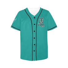 Load image into Gallery viewer, Lady Wolves Turquoise Left All Over Print Baseball Jersey for Women (Model T50)
