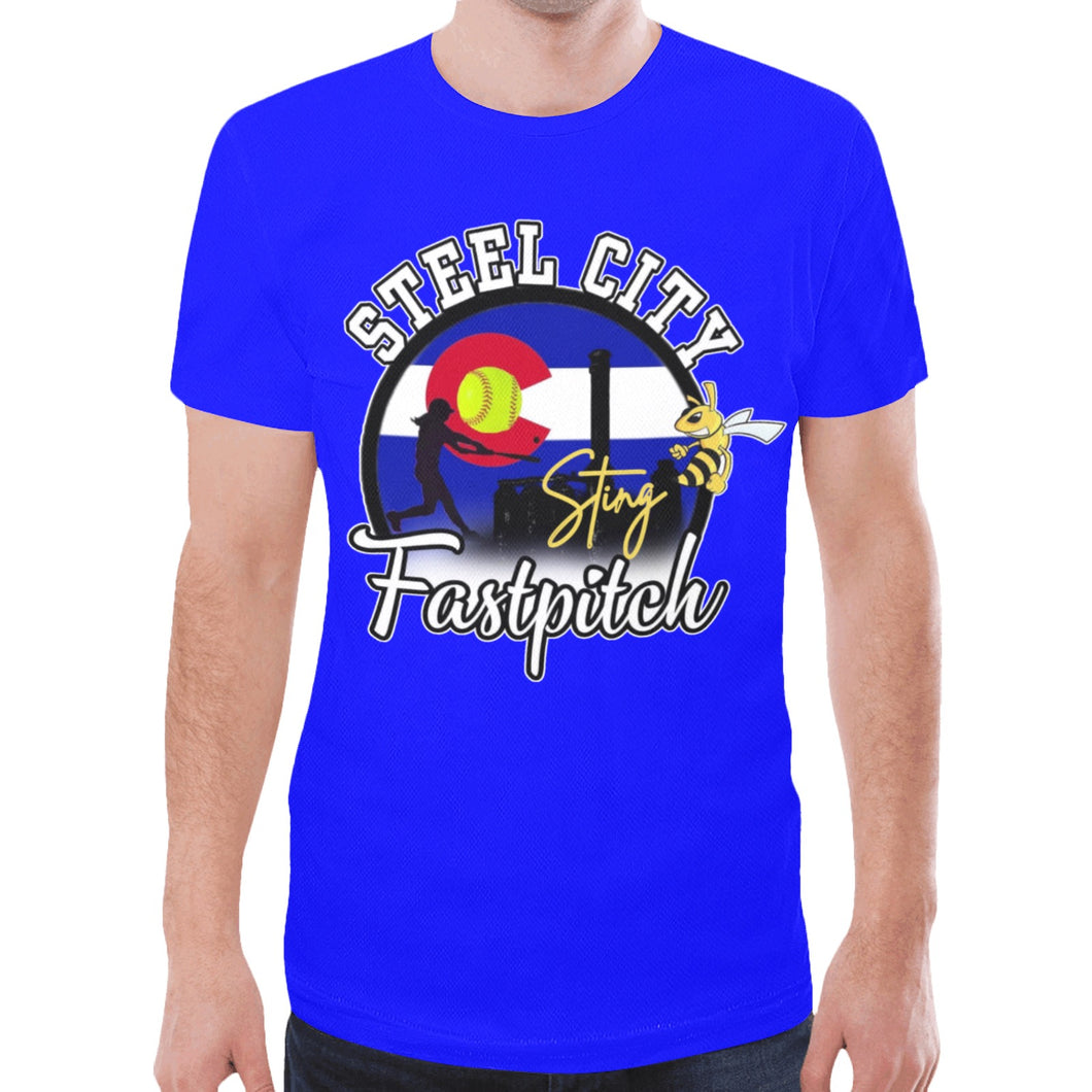 Steel City Sting men New All Over Print T-shirt for Men (Model T45)