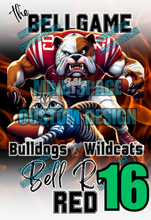 Load image into Gallery viewer, Bell Game High school Rival Shirts- Centennial Bulldogs and Central Wildcats
