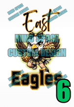 Load image into Gallery viewer, Cannon Game High school Rival Shirts- East Eagles and South Colts
