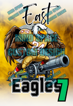 Load image into Gallery viewer, Cannon Game High school Rival Shirts- East Eagles and South Colts
