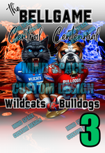 Load image into Gallery viewer, Bell Game High school Rival Shirts- Centennial Bulldogs and Central Wildcats
