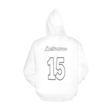 Load image into Gallery viewer, Steel City Sting Name Number White All Over Print Hoodie for Women (USA Size) (Model H13)
