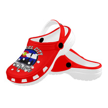 Load image into Gallery viewer, SC C red Custom Print Foam Clogs for Adults
