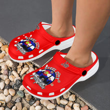 Load image into Gallery viewer, SC C red Custom Print Foam Clogs for Adults
