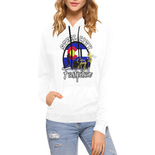 Load image into Gallery viewer, Steel City Sting Name Number White All Over Print Hoodie for Women (USA Size) (Model H13)
