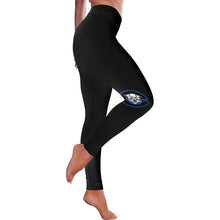 Load image into Gallery viewer, Central Wildcats Leggings 2 Women&#39;s Low Rise Leggings (Invisible Stitch) (Model L05)
