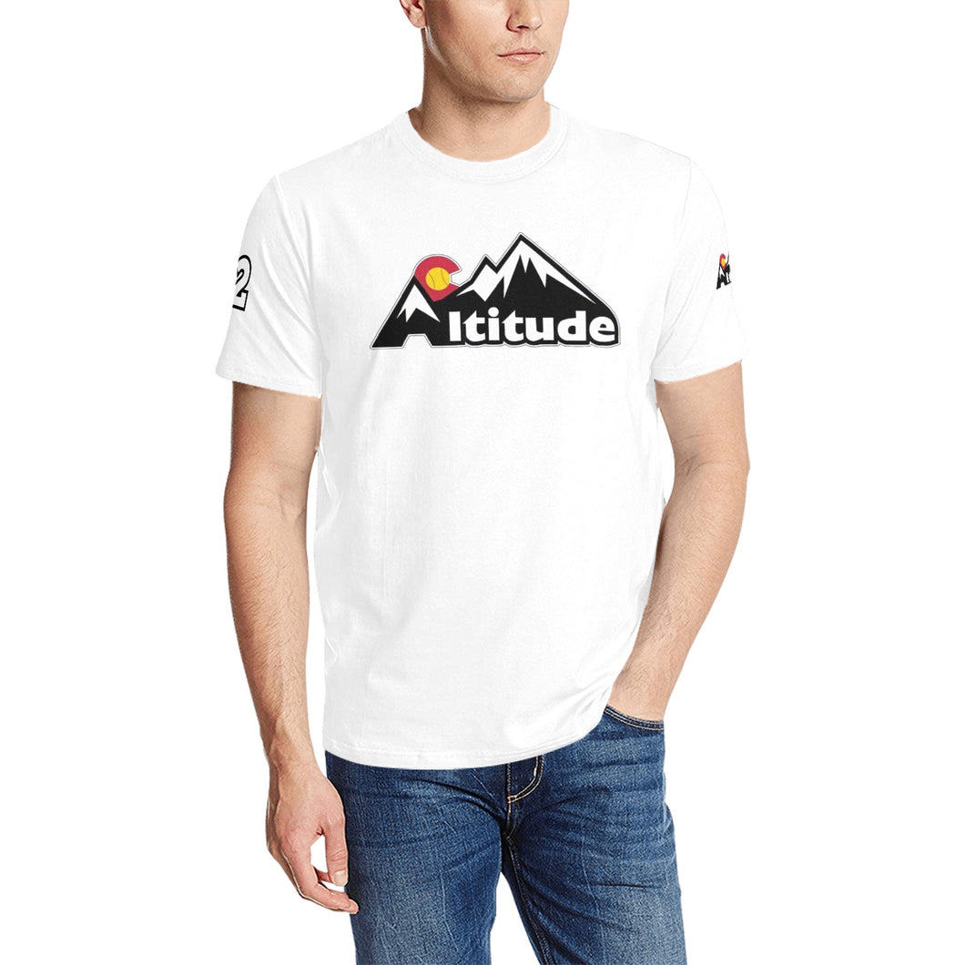 Altitude Shirt 2 Men's All Over Print T-Shirt (Solid Color Neck) (Model T63)