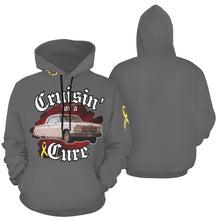 Load image into Gallery viewer, Cruisin&#39; for Cure 4 Grey All Over Print Hoodie for Men (USA Size) (Model H13)
