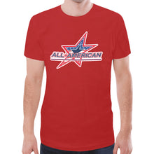 Load image into Gallery viewer, All American Red New All Over Print T-shirt for Men (Model T45)
