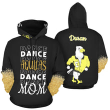 Load image into Gallery viewer, Eagles Dance Mom All Over Print Hoodie for Women (USA Size) (Model H13)
