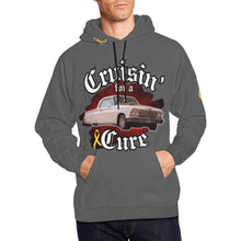 Load image into Gallery viewer, Cruisin&#39; for Cure 4 Grey All Over Print Hoodie for Men (USA Size) (Model H13)
