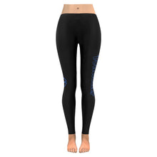 Load image into Gallery viewer, Central Wildcats Leggings 2 Women&#39;s Low Rise Leggings (Invisible Stitch) (Model L05)
