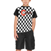 Load image into Gallery viewer, Chaos Checker Big Boys&#39; All Over Print Crew Neck T-Shirt (Model T40-2)
