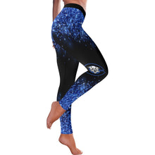 Load image into Gallery viewer, Central Wildcats Leggings 3f Women&#39;s Low Rise Leggings (Invisible Stitch) (Model L05)
