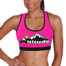 Load image into Gallery viewer, Altitude Sports Bra Pink Women&#39;s All Over Print Sports Bra (Model T52)
