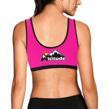 Load image into Gallery viewer, Altitude Sports Bra Pink Women&#39;s All Over Print Sports Bra (Model T52)
