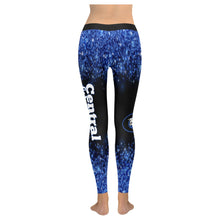 Load image into Gallery viewer, Central Wildcats Leggings 3f Women&#39;s Low Rise Leggings (Invisible Stitch) (Model L05)
