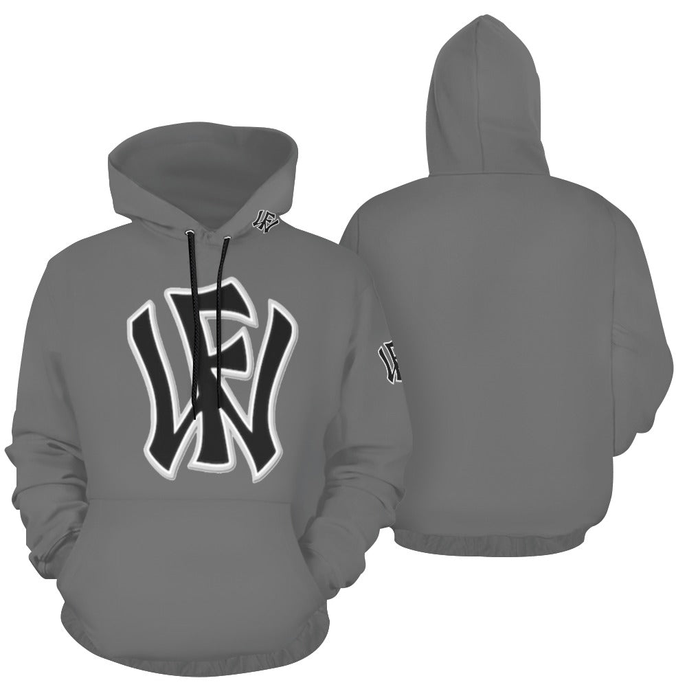 WF Sport Name/Number Grey no customization All Over Print Hoodie for Men (USA Size) (Model H13)